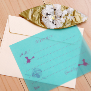 Japanproxy - Paper Balloon Globe Letter Set White