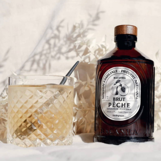 Bacanha Sirop de Pêche Brut - Biologique / Peach Syrup