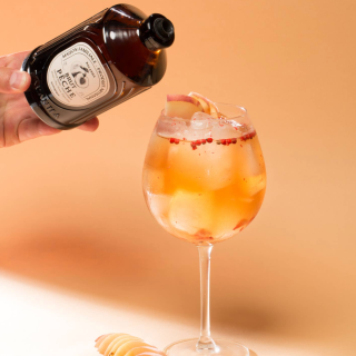 Bacanha Sirop de Pêche Brut - Biologique / Peach Syrup