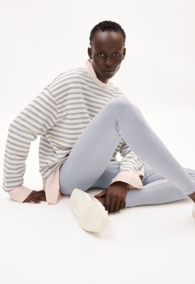 Armed Angels FARIBAA Leggings Made of Organic Cotton Mix - Misty Morning 