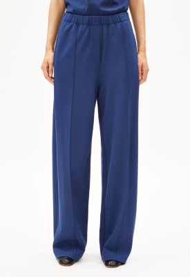 Armed Angels  JONVAALIE PUNTO Jersey Pants made of LENZING™ ECOVERO™ Viscose Mix - Blue Noon