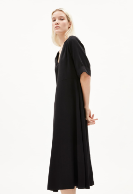 Armed Angels VAALI Woven Dress made of TENCEL™ Lyocell - Black