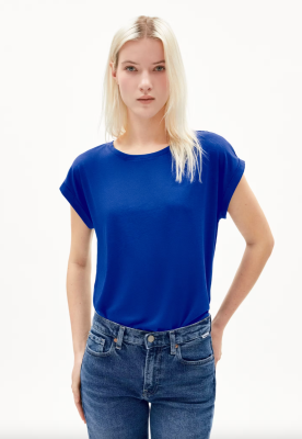 Armed Angels JILAANA Loose Fit T-Shirt TENCEL™ Lyocell - Lapis Blue