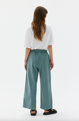 MASKA Aira Light Organic Cotton Baby Cord Trousers - Lagoon