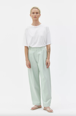 MASKA Eos Trousers Recycled Cotton - Mint