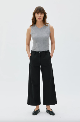 MASKA Laila Recyled Cotton Trousers - Black