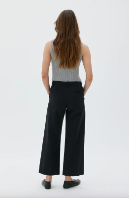 MASKA Laila Recyled Cotton Trousers - Black
