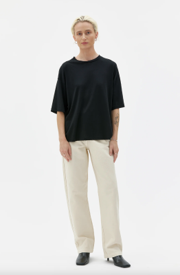 MASKA Viva T-Shirt Tencel Organic Cotton Jersey - Black