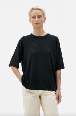 MASKA Viva T-Shirt Tencel Organic Cotton Jersey - Black