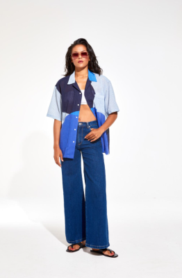 Mapoesie - Homy Galet Blush Blue Shirt Unisex