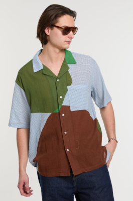 Mapoesie - Homy Galet Blush Green Shirt Unisex