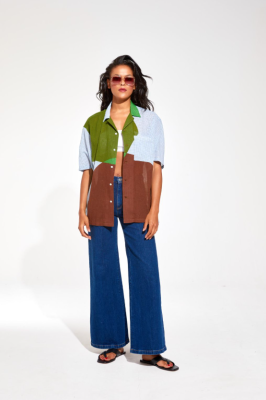 Mapoesie - Homy Galet Blush Green Shirt Unisex
