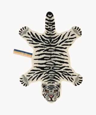 Doing Goods - Snowy Tiger Rug Small