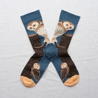 Bonne Maison Socks Owl Abyss