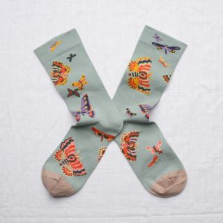 Bonne Maison Socks Wave Butterfly