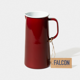 Falcon Enamelware 3 Pint Jug - Burgundy