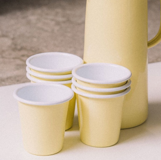 Falcon Enamelware Tumbler - Buttermilk
