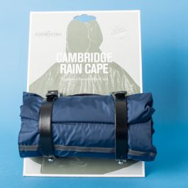 Brooks England CAMBRIDGE Stowable Rain Cape Blue