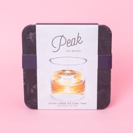 W & P Designs Peak XL Ice Cube Tray in Charcoal